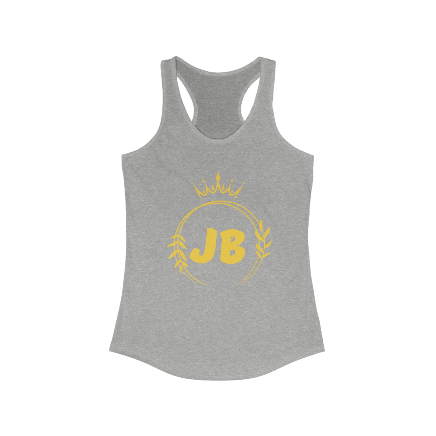 JBecker Crown logo Women's Ideal Racerback Tank