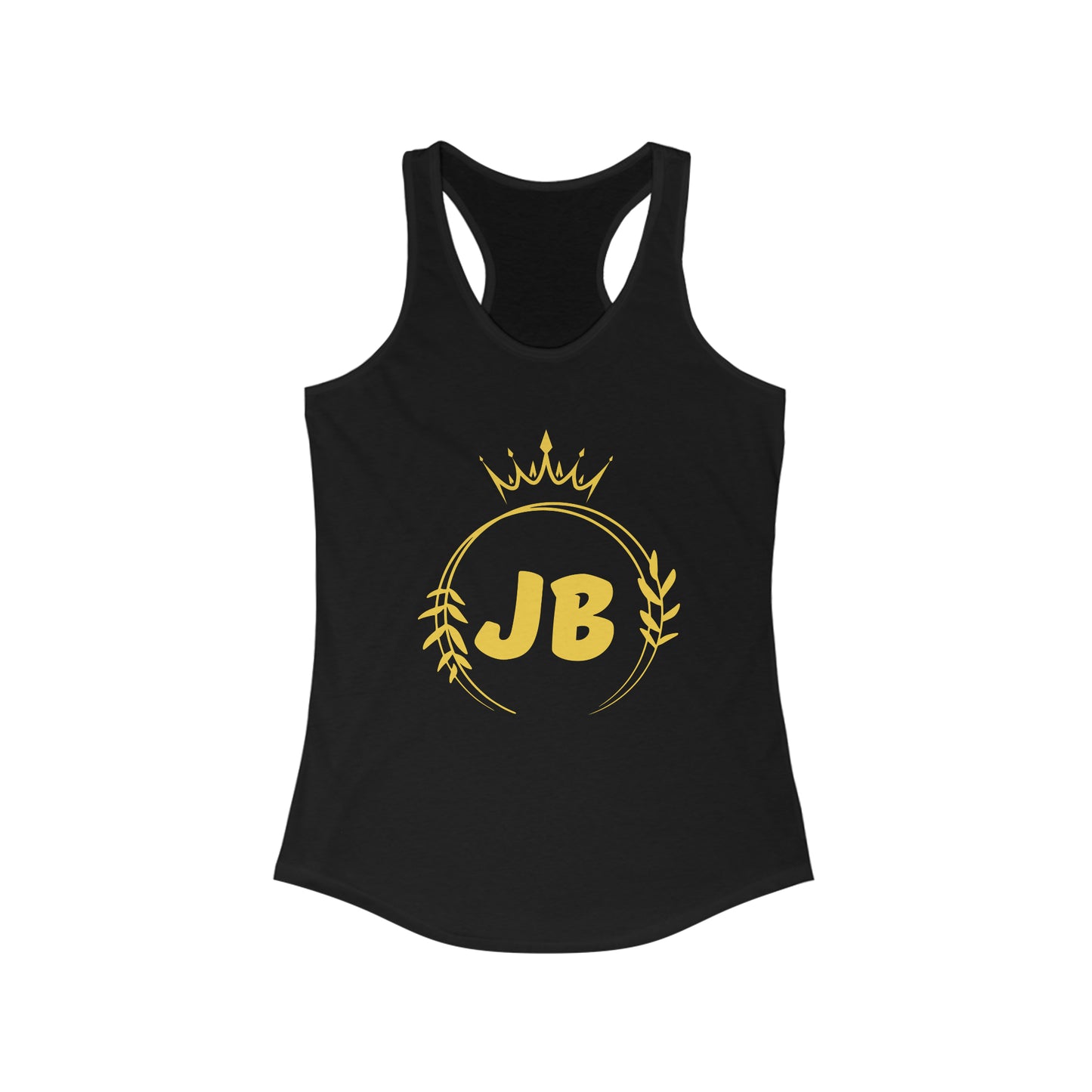 JBecker Crown logo Women's Ideal Racerback Tank