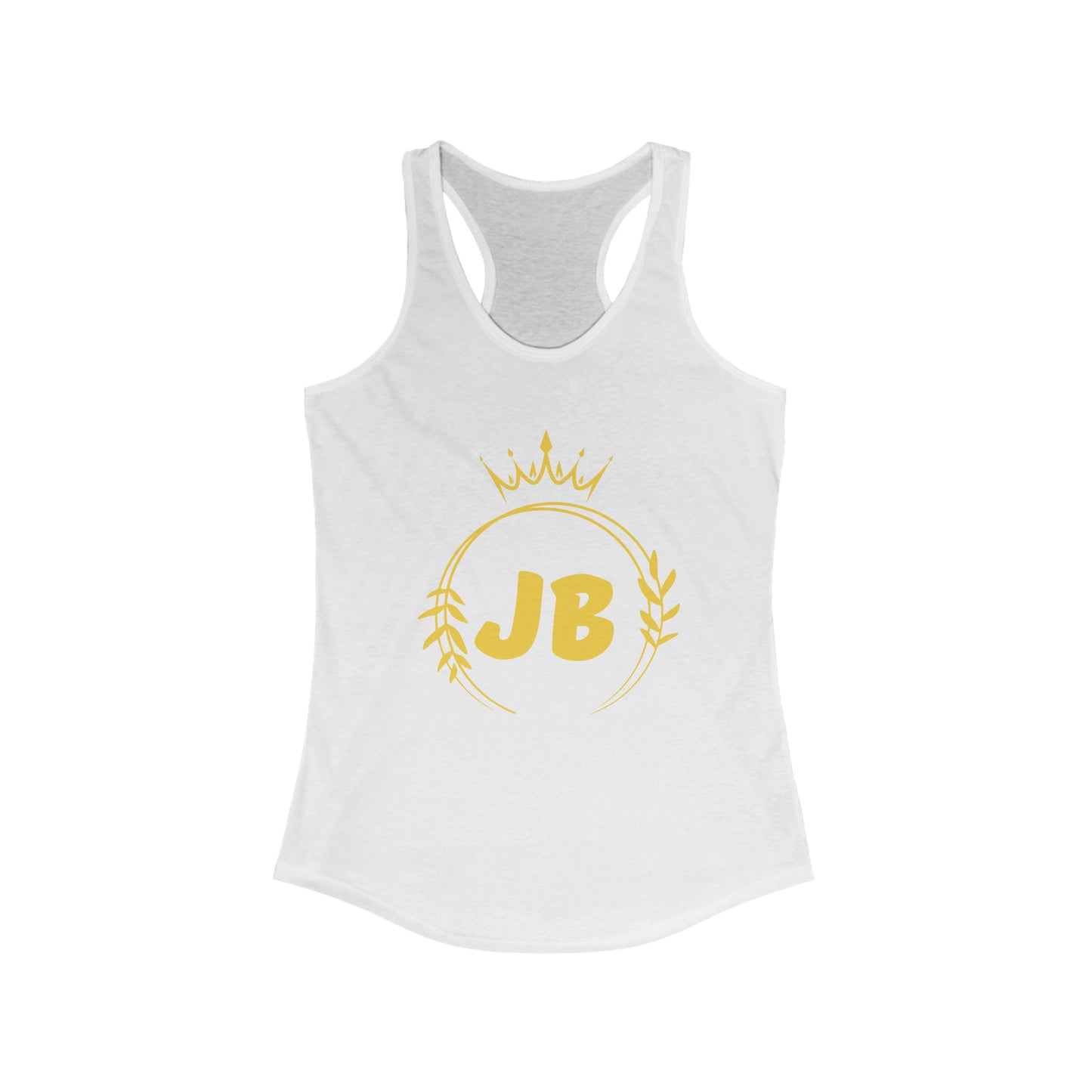 JBecker Crown logo Women's Ideal Racerback Tank
