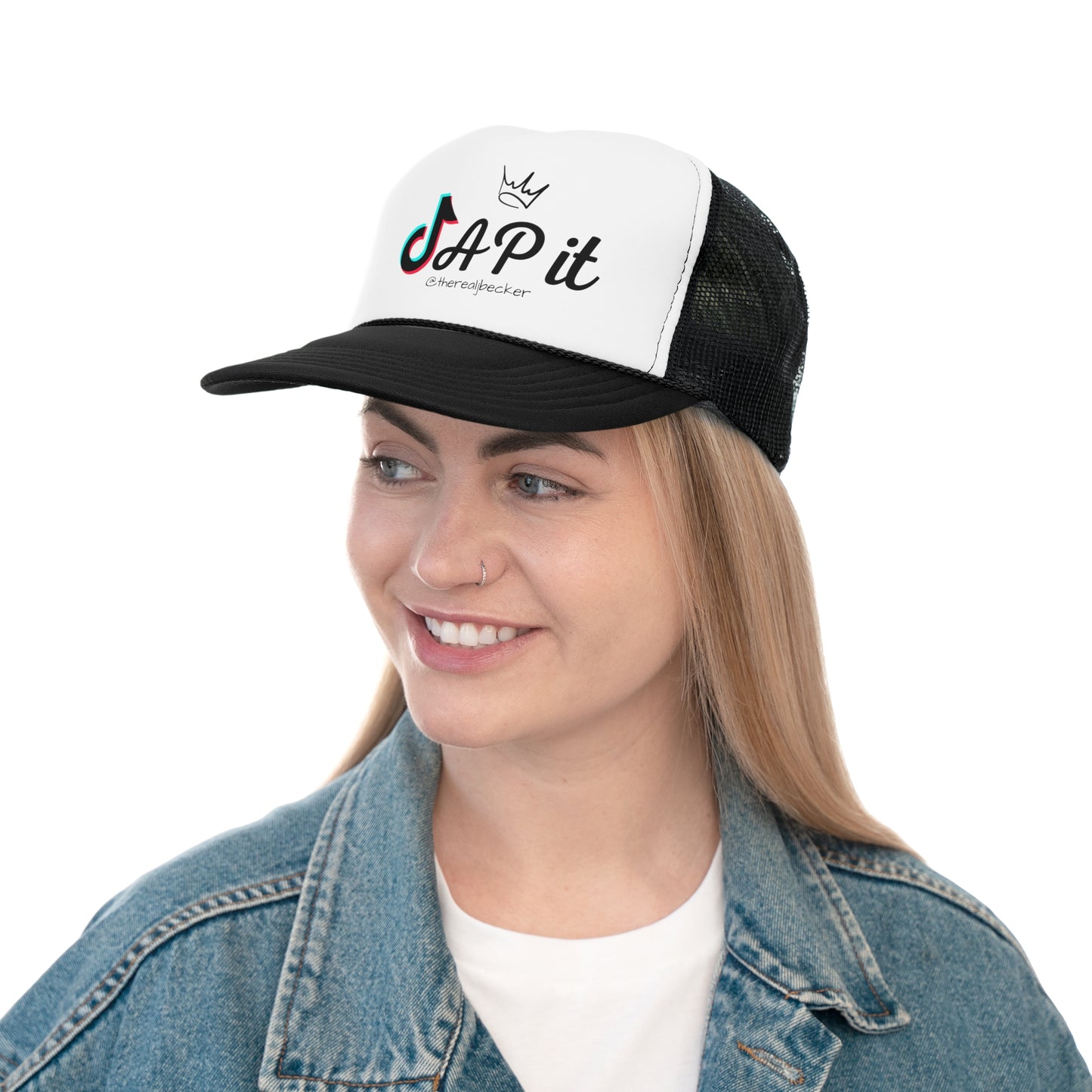 Trucker Cap - Trendy TikTok Style with 'TAP it' Design