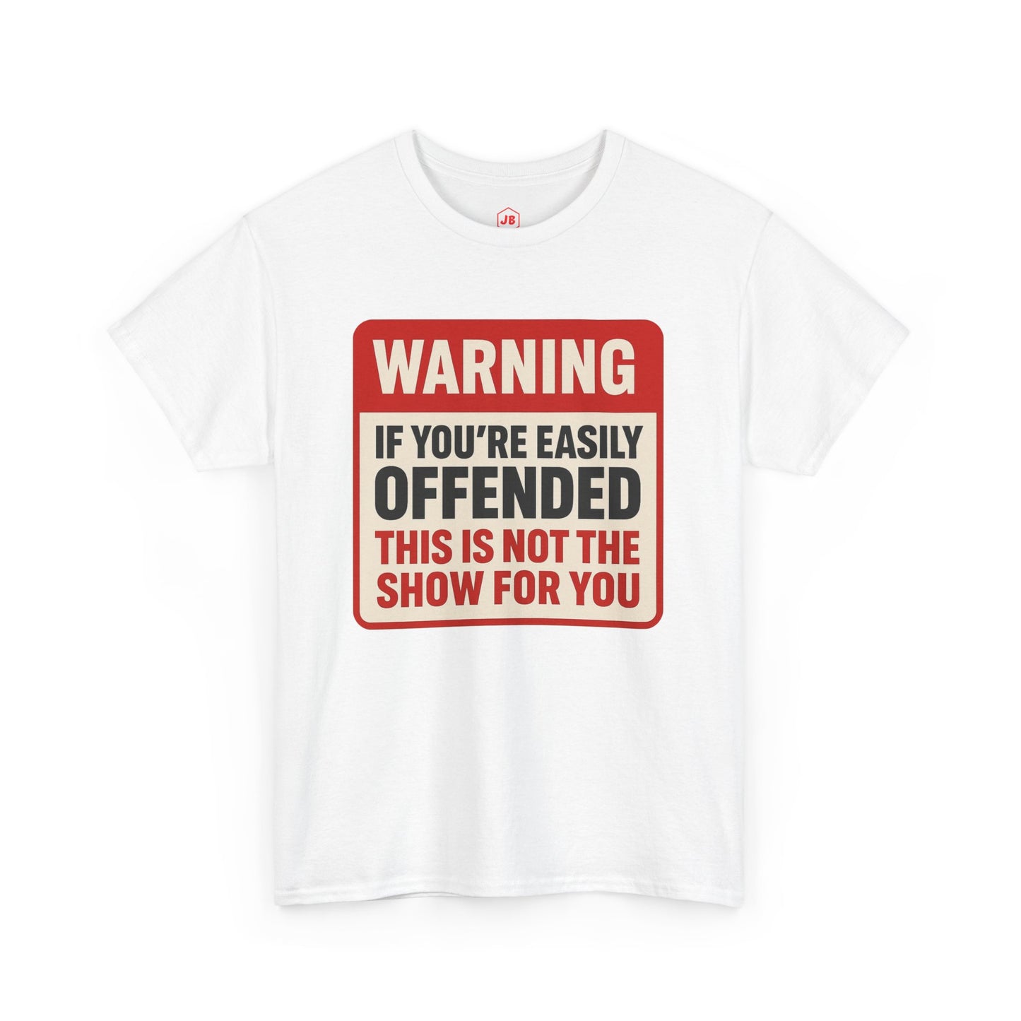 Warning Tee - Unisex Heavy Cotton Shirt