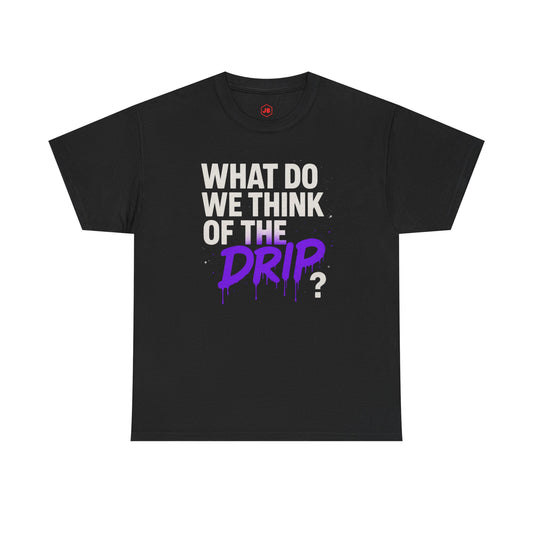 Street Style Graphic Tee, Casual Drip T-Shirt