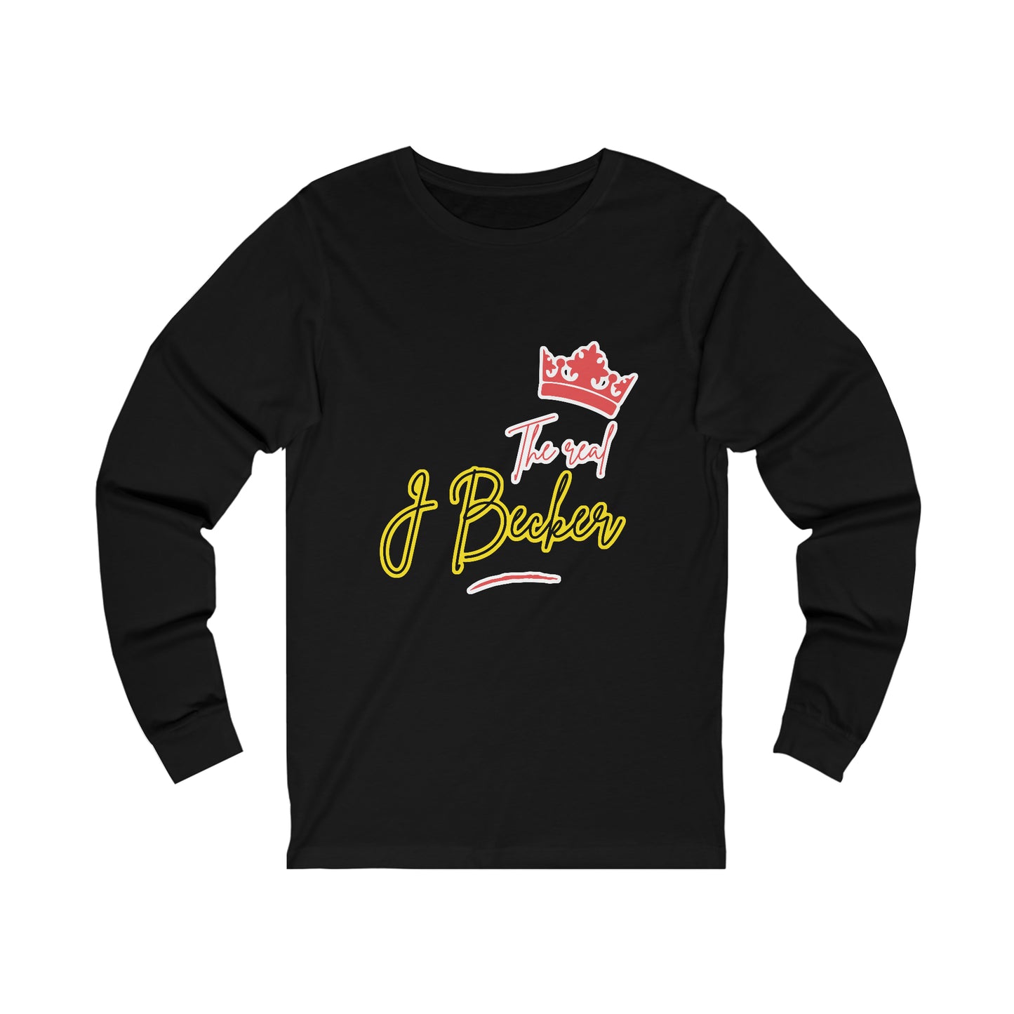 The Offical @THEREALJBECKER Logo  Long Sleeve Tee
