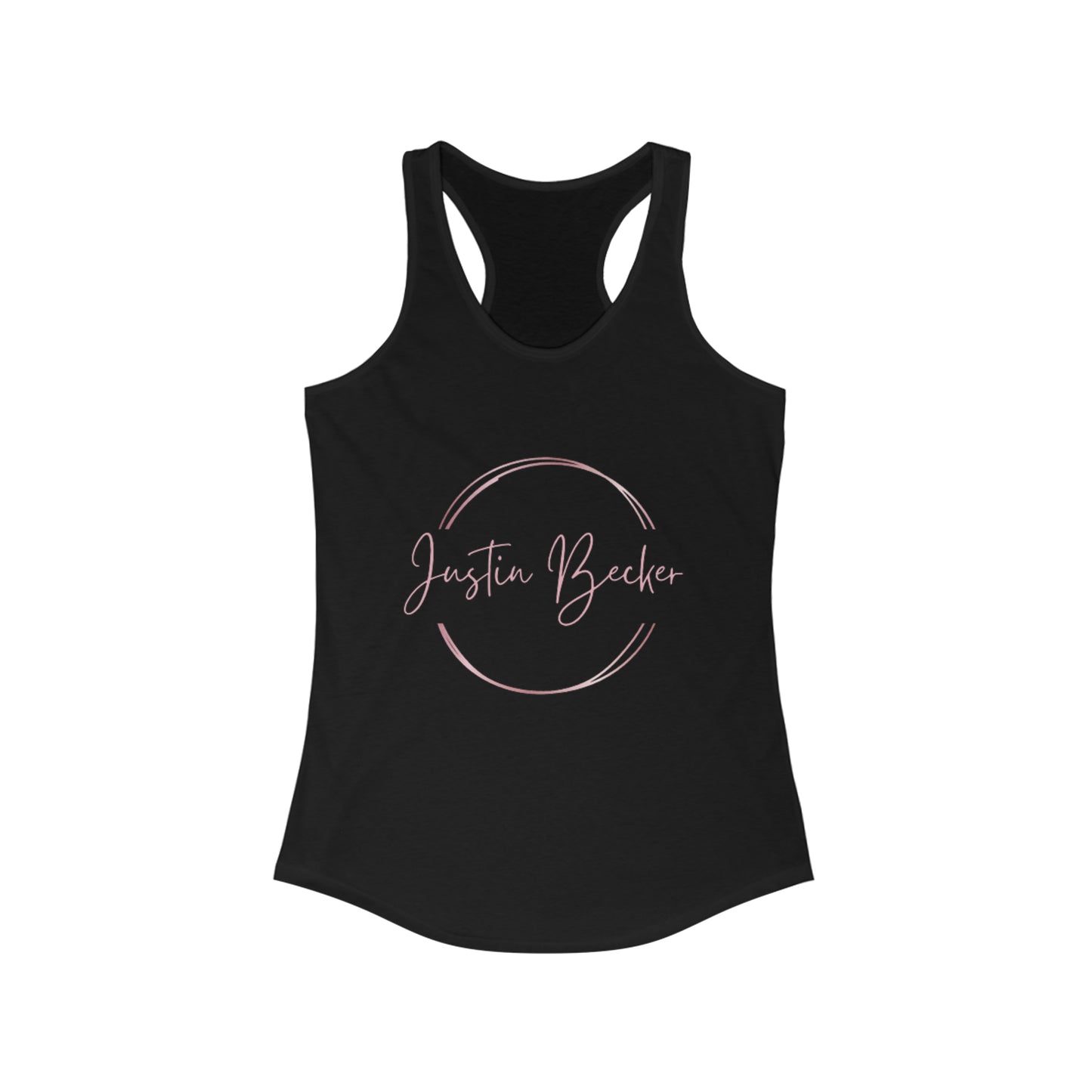 JBecker logo Women's Ideal Racerback Tank
