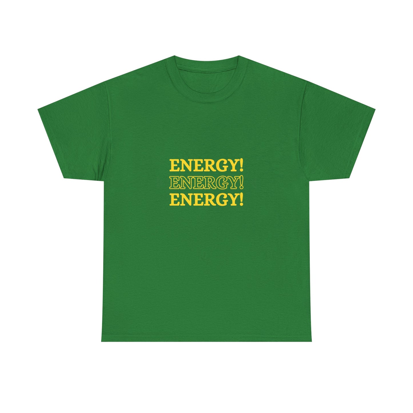 Unisex Heavy Cotton Tee - "Energy!"