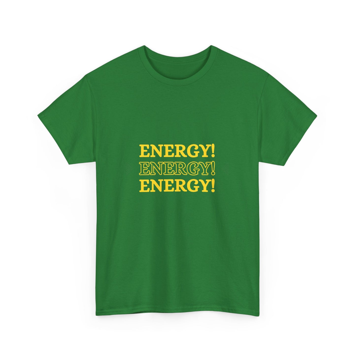 Unisex Heavy Cotton Tee - "Energy!"