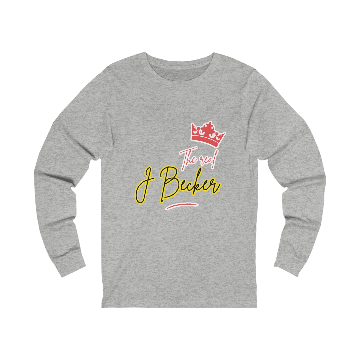 The Offical @THEREALJBECKER Logo  Long Sleeve Tee