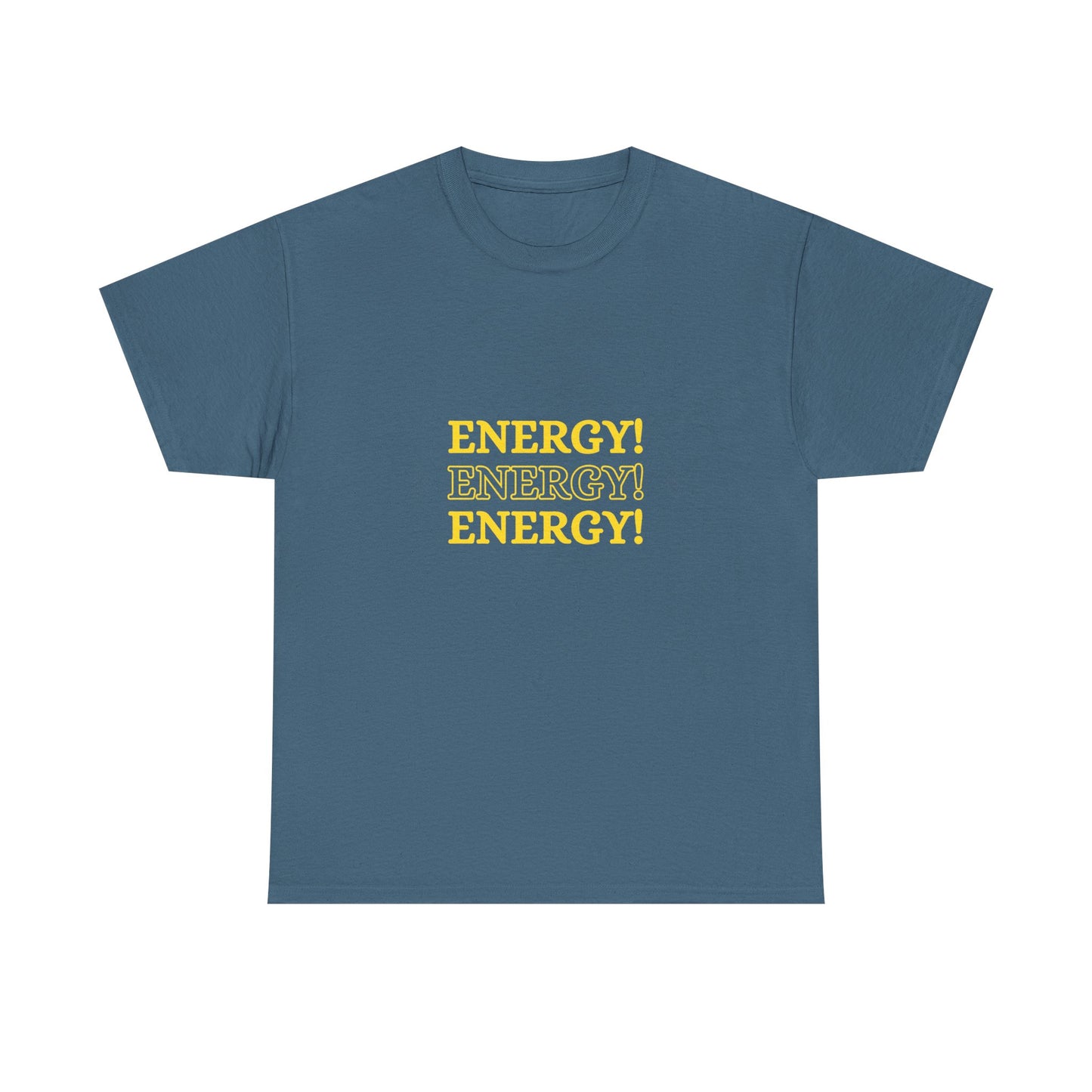 Unisex Heavy Cotton Tee - "Energy!"